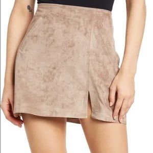 Blank nyc suede leather skirt 27